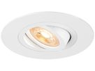 LED-Downlight SLV NEW TRIA 75 XL GU10 1×10W Ø110mm weiss
