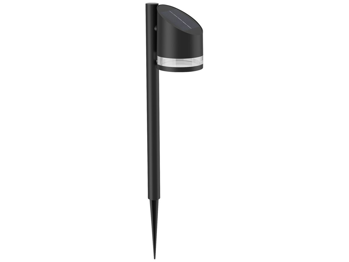 LED-Spiessleuchte Philips Fyve Solar SEN 1.5W 200lm 827 IP44 Ø90 schwarz