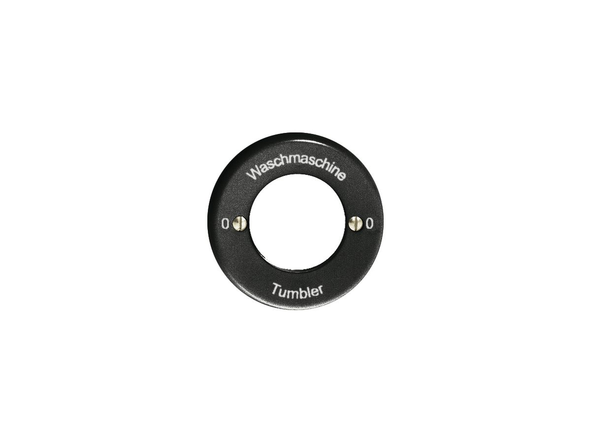 Frontset 0-Waschmaschine-0-Tumbler schwarz für Schlüsselsch.