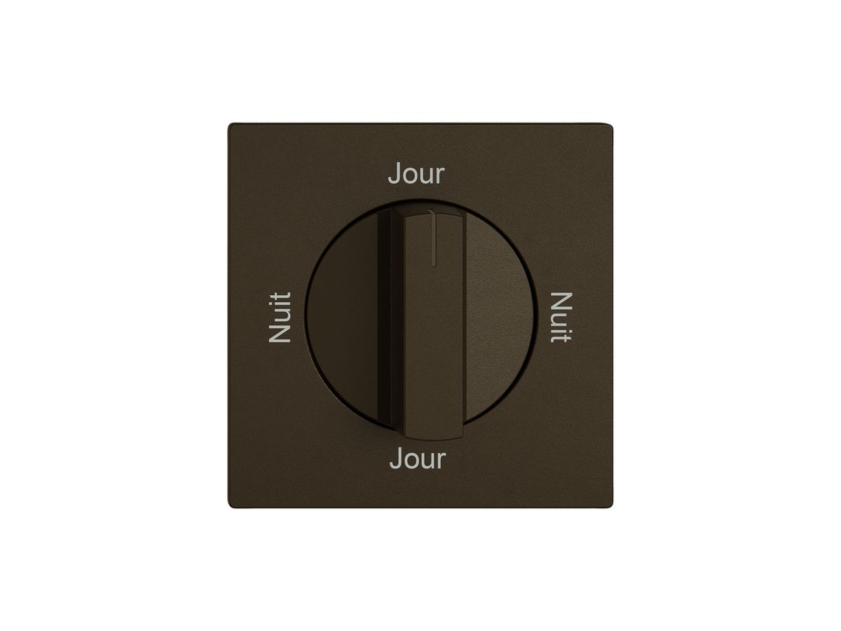 Montageset EDIZIO.liv SNAPFIX® f.Drehschalter m.Griff Nuit-Jour-Nuit-Jour br