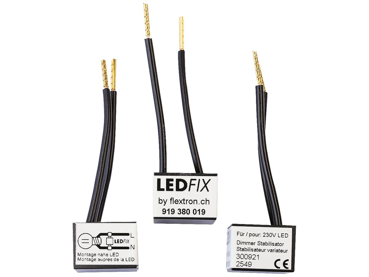 Dimm-Stabilisator ALADIN LEDFIX für dimmbare LED-Lampen, 3 Stück