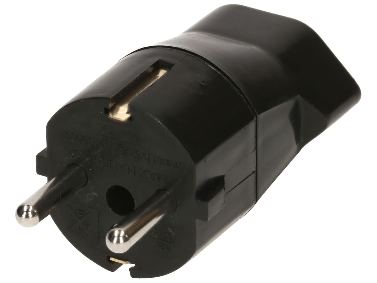 Reiseadapter MAX HAURI PLUG 250V 16A CH T23 für BE/DE/NL/RU Typ F sz
