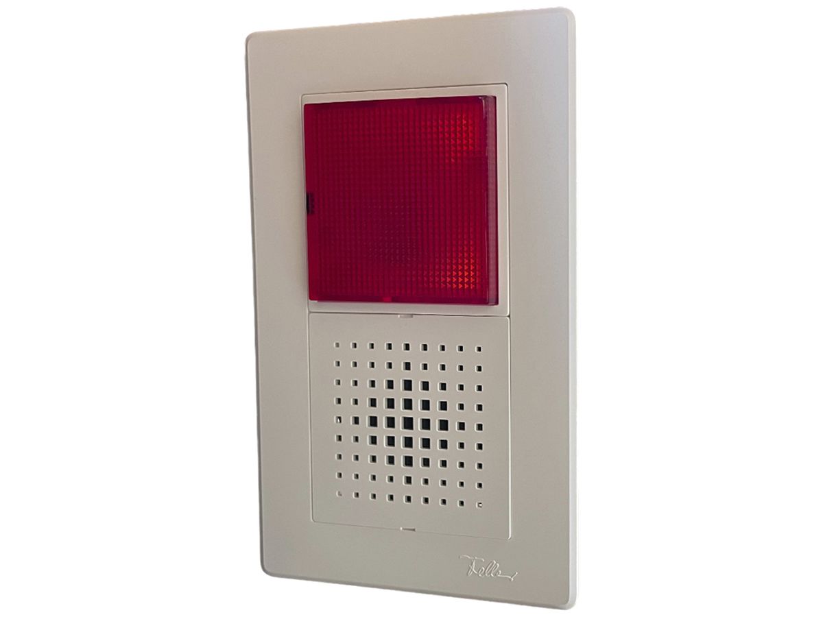 UP-Blitzleuchte Hugentobler 316LU 230V AC IP21 Xe 5J rot Sirene pulsierend