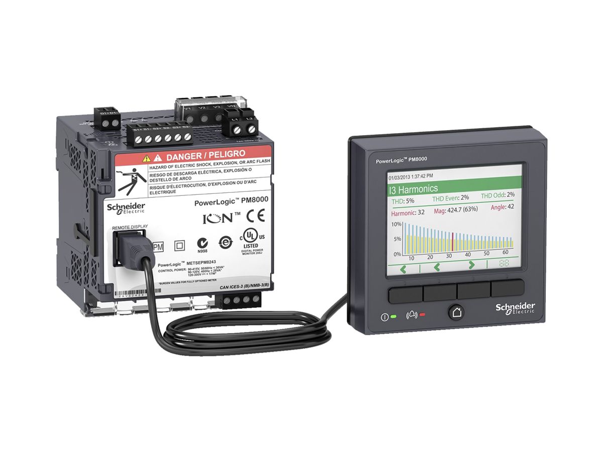 REG-Netzanalysator Klasse A PM8344 mit Display 512MB 512 Samples/Periode AC/DC
