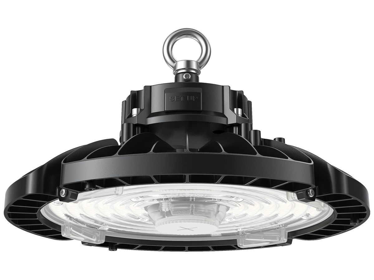 LED-Hallenstrahler DOTLUX LIGHTSHOWER 200W 35940lm 840 IP54 65…105° 0-10V Ø296