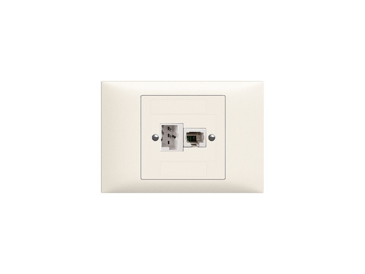 EB-Dose xDSL RJ45/TT83 weiss ITplus EDIZIOdue mit Filter