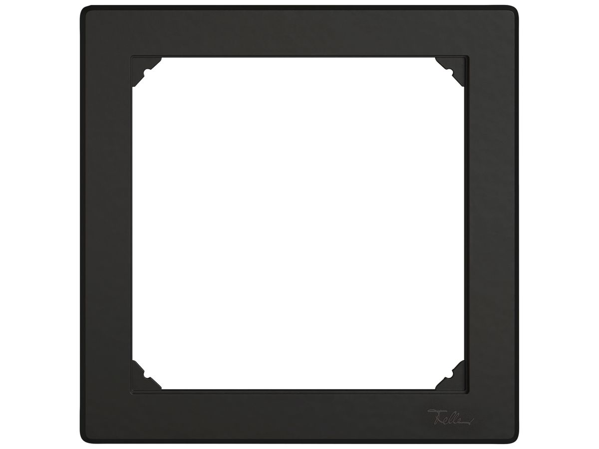 Abdeckrahmen EDIZIO.liv  SNAPFIX® 2×2 156×156mm schwarz