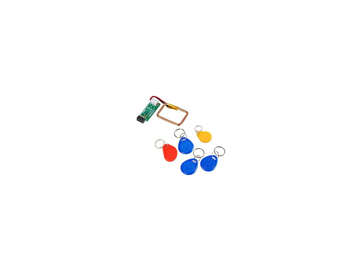 Zutritt Kontrolle Modul Urmet mit Schlüsseln 3×blau 1×gelb 1×rot