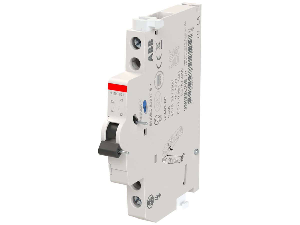 Hilfsschalter ABB SMISSLINE TP HK40020-L, 2S, 6A/230V, links