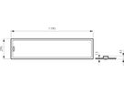 EB-LED-Deckenleuchte SlimBlend RC330V 31W 4200lm 4000K 1195×295mm weiss
