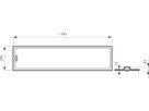 EB-LED-Deckenleuchte SlimBlend RC330V SEN 26.5W 3500lm 4000K 1195×295mm weiss