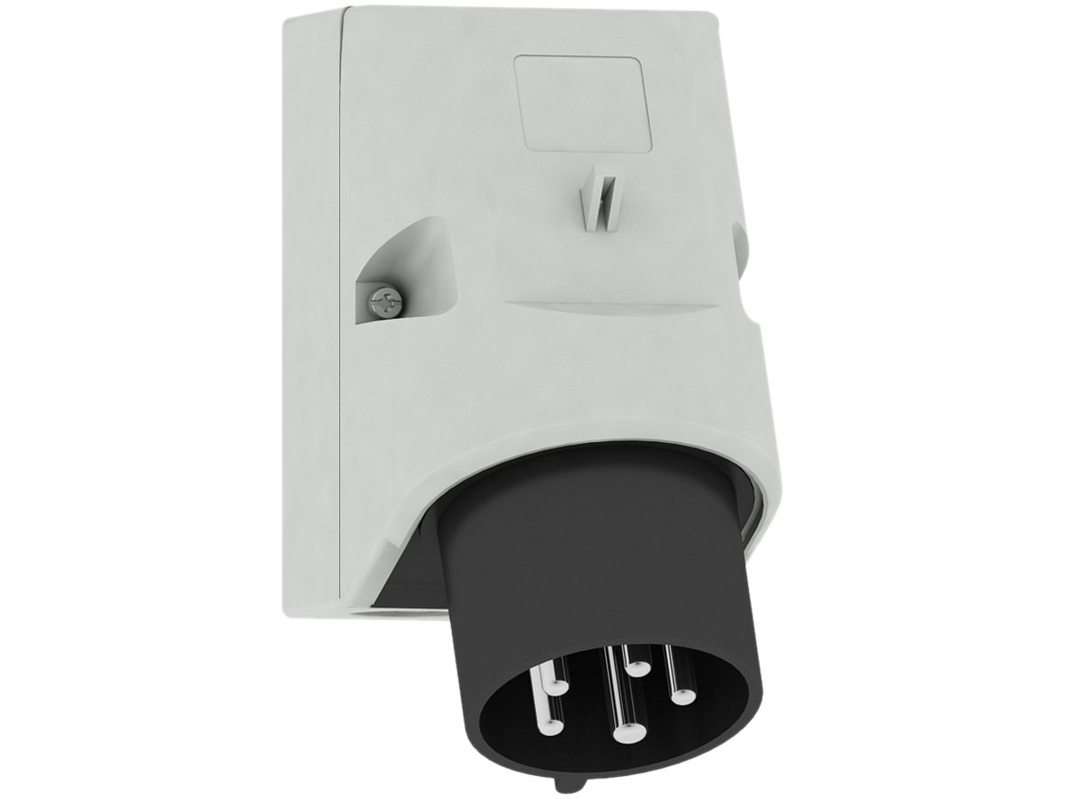 AP Gerätestecker CEE Bals 5P 32A 500V 7h schwarz IP44 Quick Connect