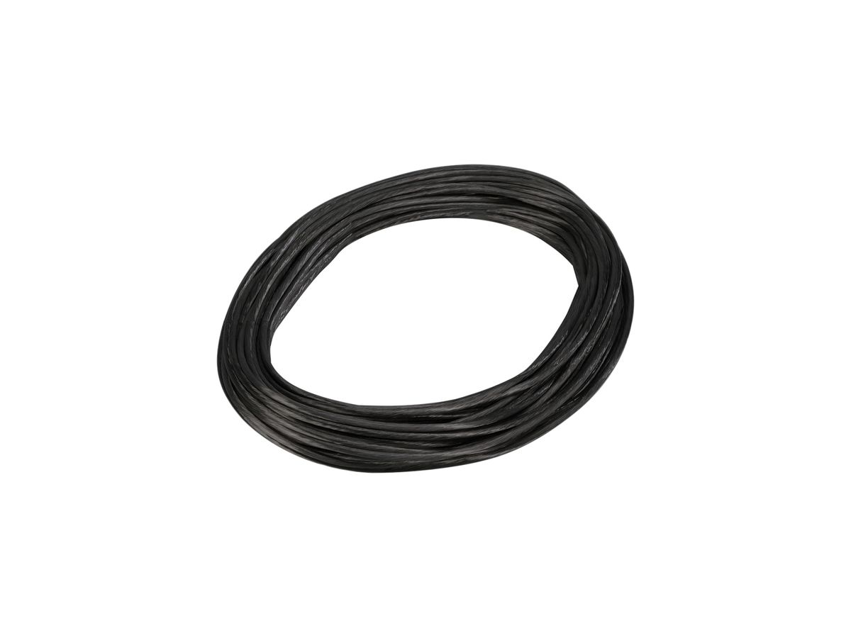 Niedervoltseil SLV für TENSEO, 6mm² 20m schwarz
