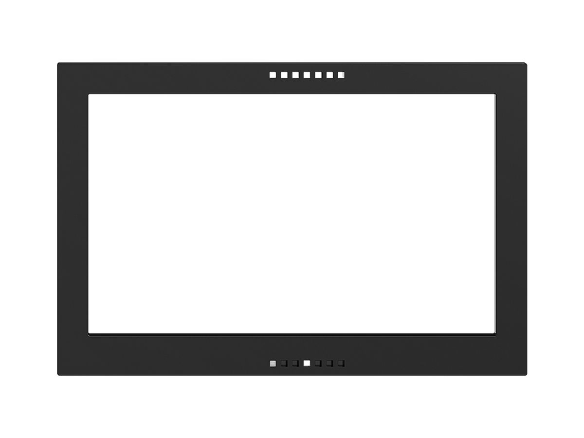 Frontplatte EDIZIOdue für KNX-Panel 7" schwarz