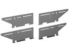 Montagebügel Sylvania Quantum 160×80×10mm Stahl grau 4 Stk