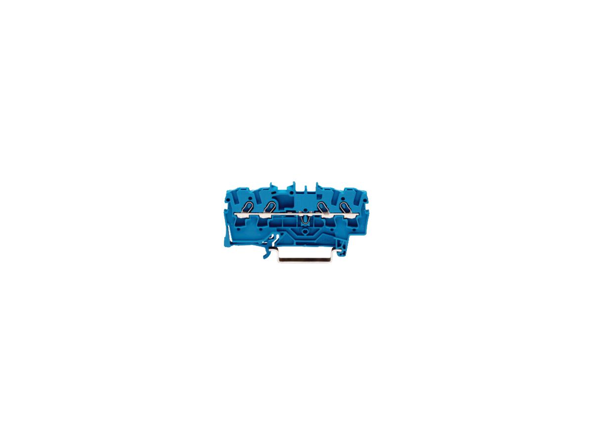 Durchgangsklemme WAGO TOPJOB-S 1.5mm² 4L blau Serie 2001