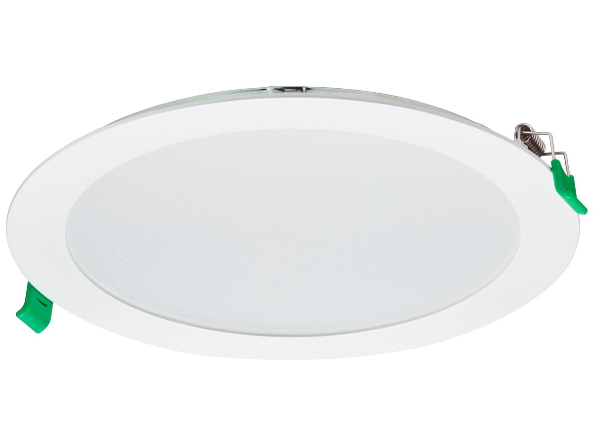 EB-LED-Deckenleuchte Philips CoreLine 17.5W 2100lm 3000…4000K IP44 DIM Ø218 ws