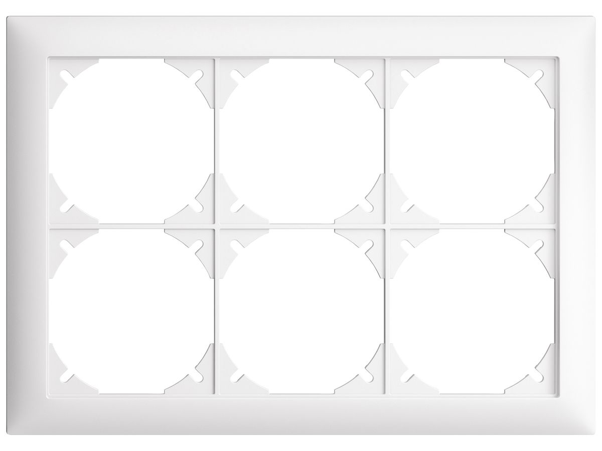 UP-Kopfzeile EDIZIOdue SNAPFIX® 2×3 horizontal 208×148mm weiss