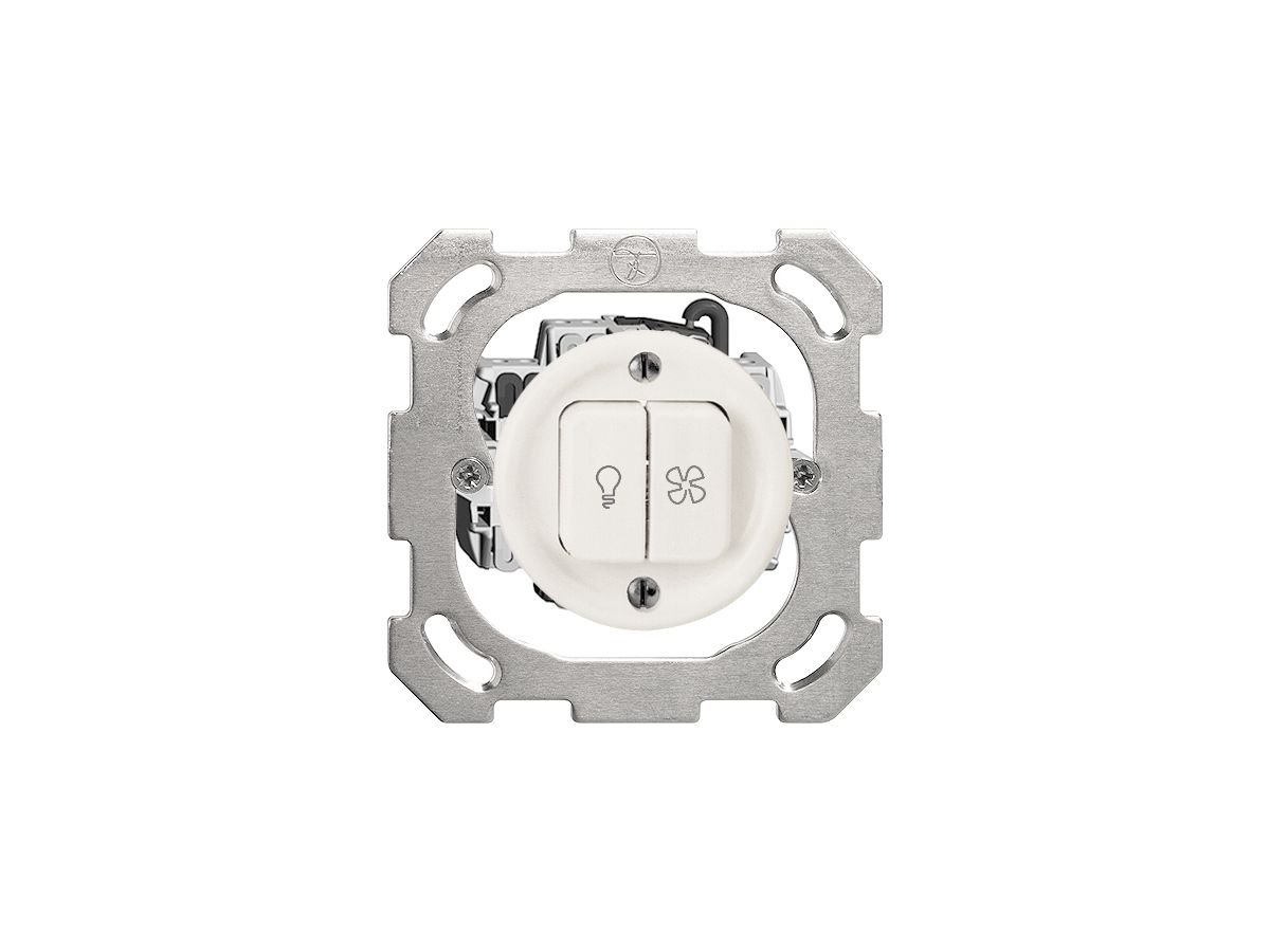 UP-Schalter für Licht und Ventilat FH 3/3/1L weiss