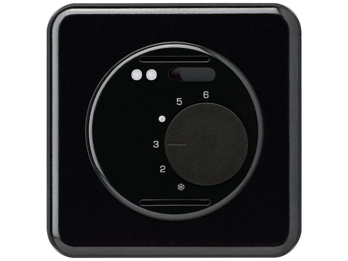 UP-Raumthermostat basico schwarz für Fussbodenheizung