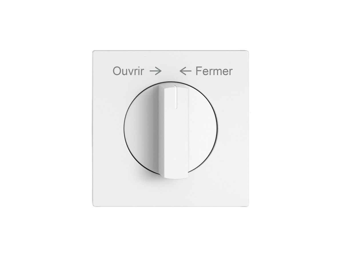 Montageset EDIZIO.liv SNAPFIX® f.Drehschalter m.Griff Ouvrir → ← Fermer ws