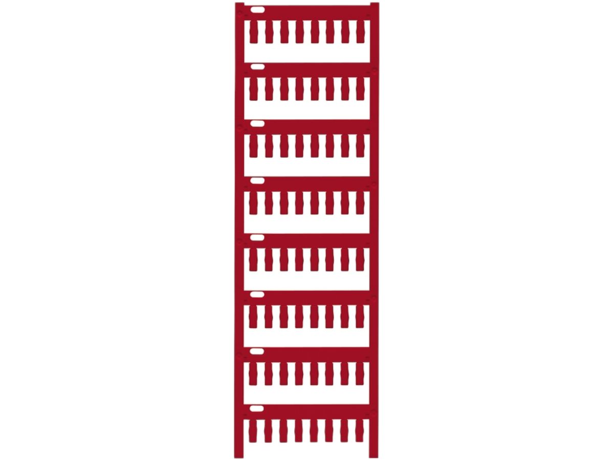 Einsteckschild Weidmüller TM MultiCard 12×4mm PA66 rot
