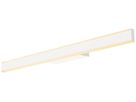 LED-Wandleuchte SLV ONE LINEAR 70 20W 1250lm 927/930 IP44 DIM 705mm weiss