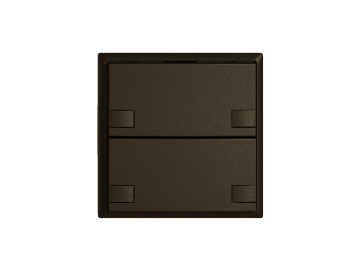Universaltaster EDIZIO.liv UNI SNAPFIX® o.LED 2× 2-Tbed.br