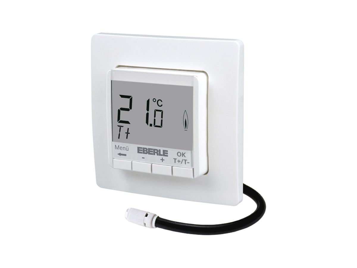 UP-Uhrenthermostat Eberle FITnp 3F, Display weiss, 230V 1S 10…40°C, ws