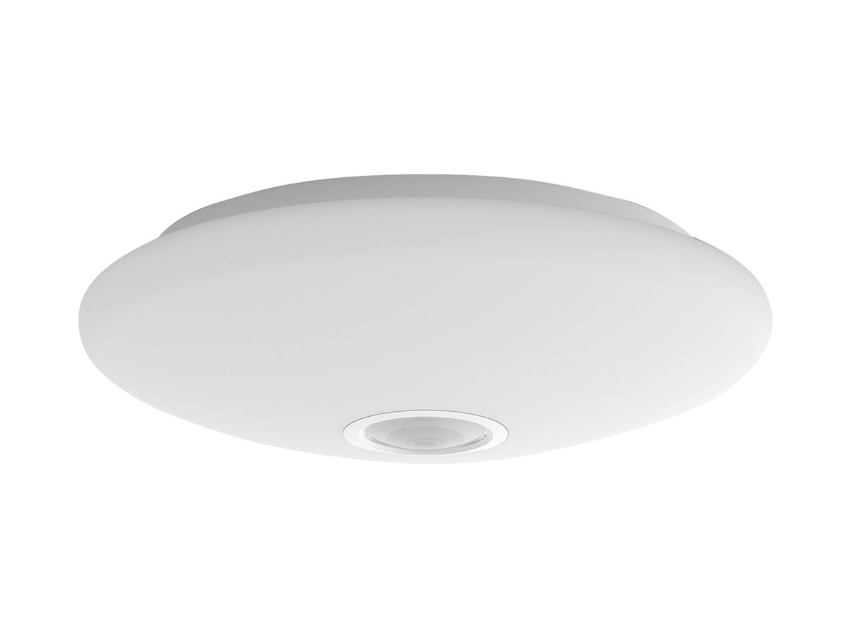 LED-Deckenleuchte Philips Mauve PIR 6W 600lm 2700K Ø250mm weiss