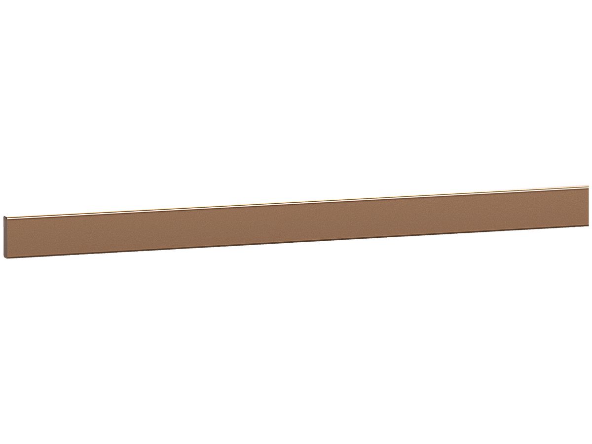 Sammelschiene Hager uniway, Kupfer blank, 10×3mm, Länge 2m