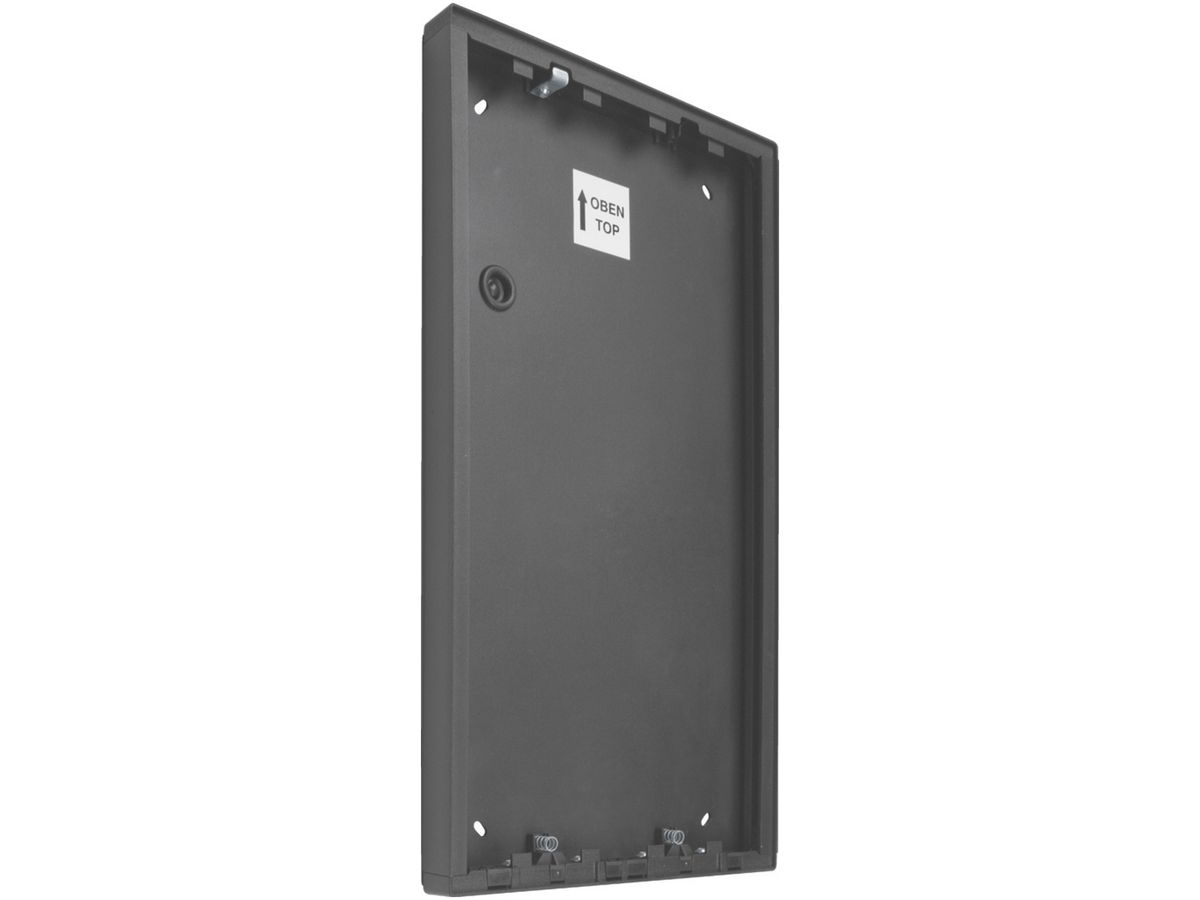 AP-Gehäuse für Türsprechanlage Hager elcom.one 398×184×28.5mm Aluminium schwarz