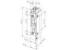 Türöffner BSW B6301-TB Ruhestrom Radiusfalle links/rechts 12…24V