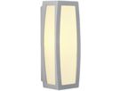Wandleuchte SLV MERIDIAN BOX, E27 25W IP54 silbergrau