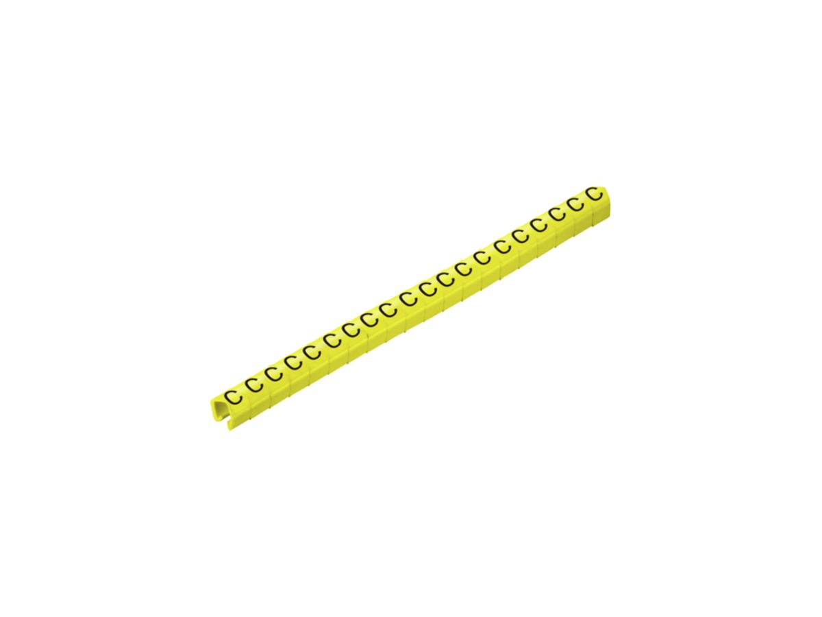 Leitermarkierer Weidmüller CLI C MP für Ø3…4mm 3×5.5mm Aufdruck: I, gelb