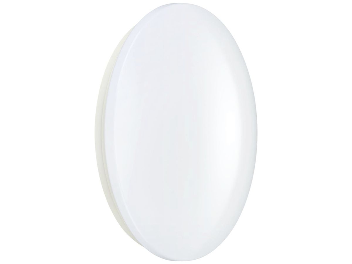 LED-Decken-/Wandleuchte Ledinaire WL060V 11W 1100lm 3000K IP44 Ø285mm weiss