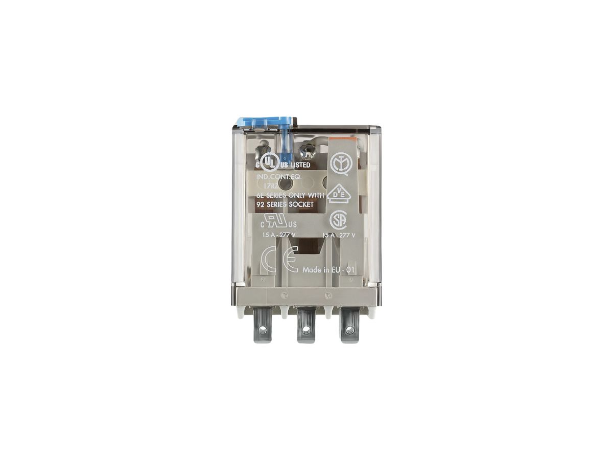 Leistungssteckrelais Finder 62, 3W 16A/12VDC AgSnO2 Anzeige