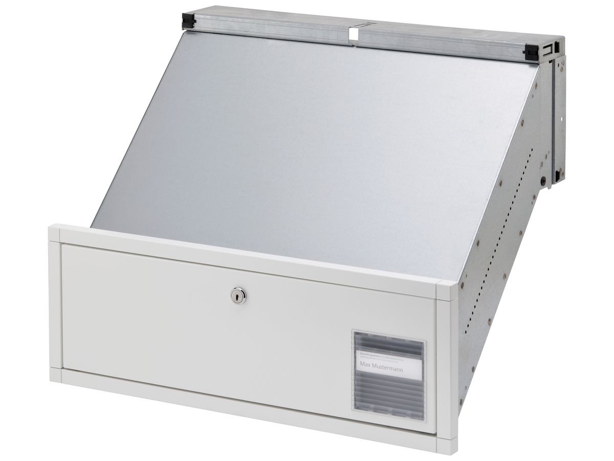 Briefkasten Siedle Classic 1× 433×151×290mm silber