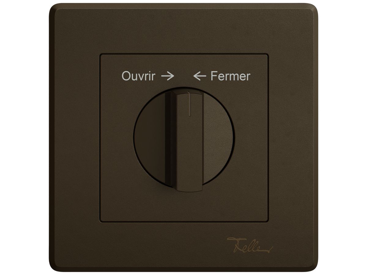 UP-Montageset EDIZIO.liv SNAPFIX® f.Drehschalter m.Griff Ouvrir → ← Fermer br