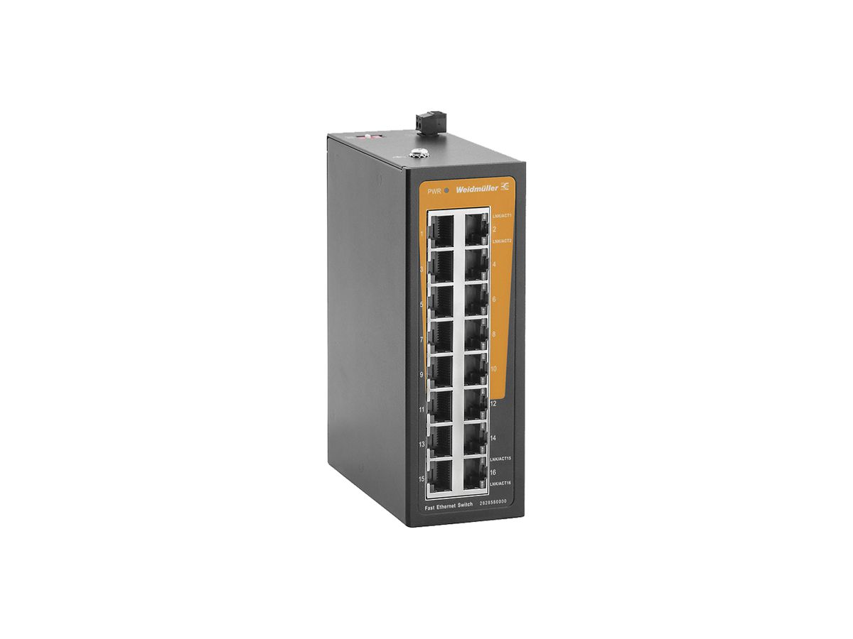 Switch WM IE-SW-ELB-16-16TX, 16×RJ45 FE unmanaged