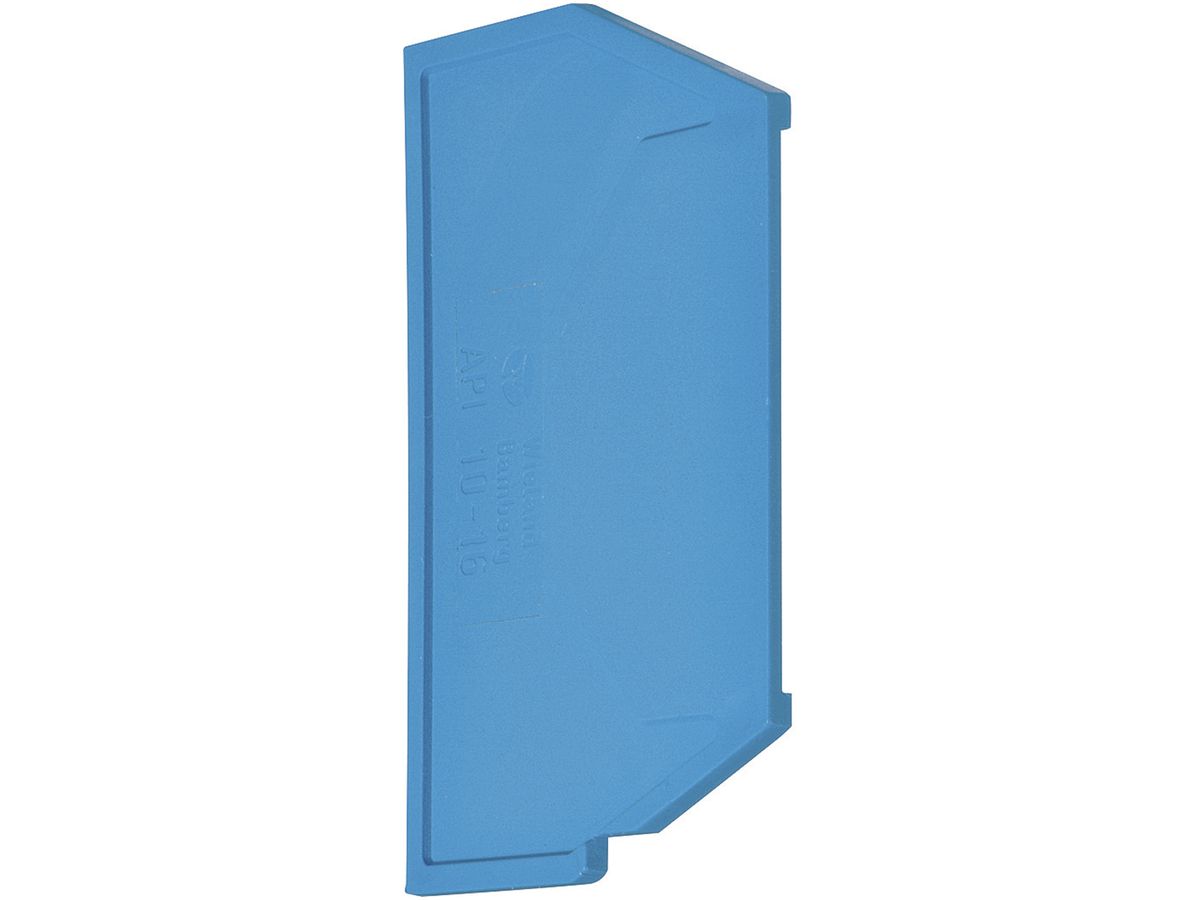 Abschlusswand Hager für KXA10N, KXA16N N-Klemmen 10…16mm² blau