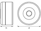 LED-Handleuchte LDV DOT-it TOUCH High, weiss