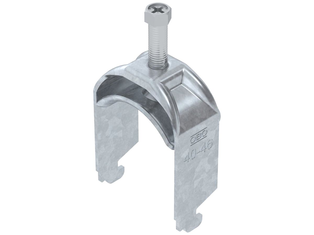 Schnellverleger BET 2056 N-Fuss Metall 40…46mm 1×Kabel Stahl tfZn