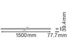 LED-Leuchteinsatz LEDVANCE TRUSYS FLEX 35W 6000lm 4000K 1.5m 2×30° kl