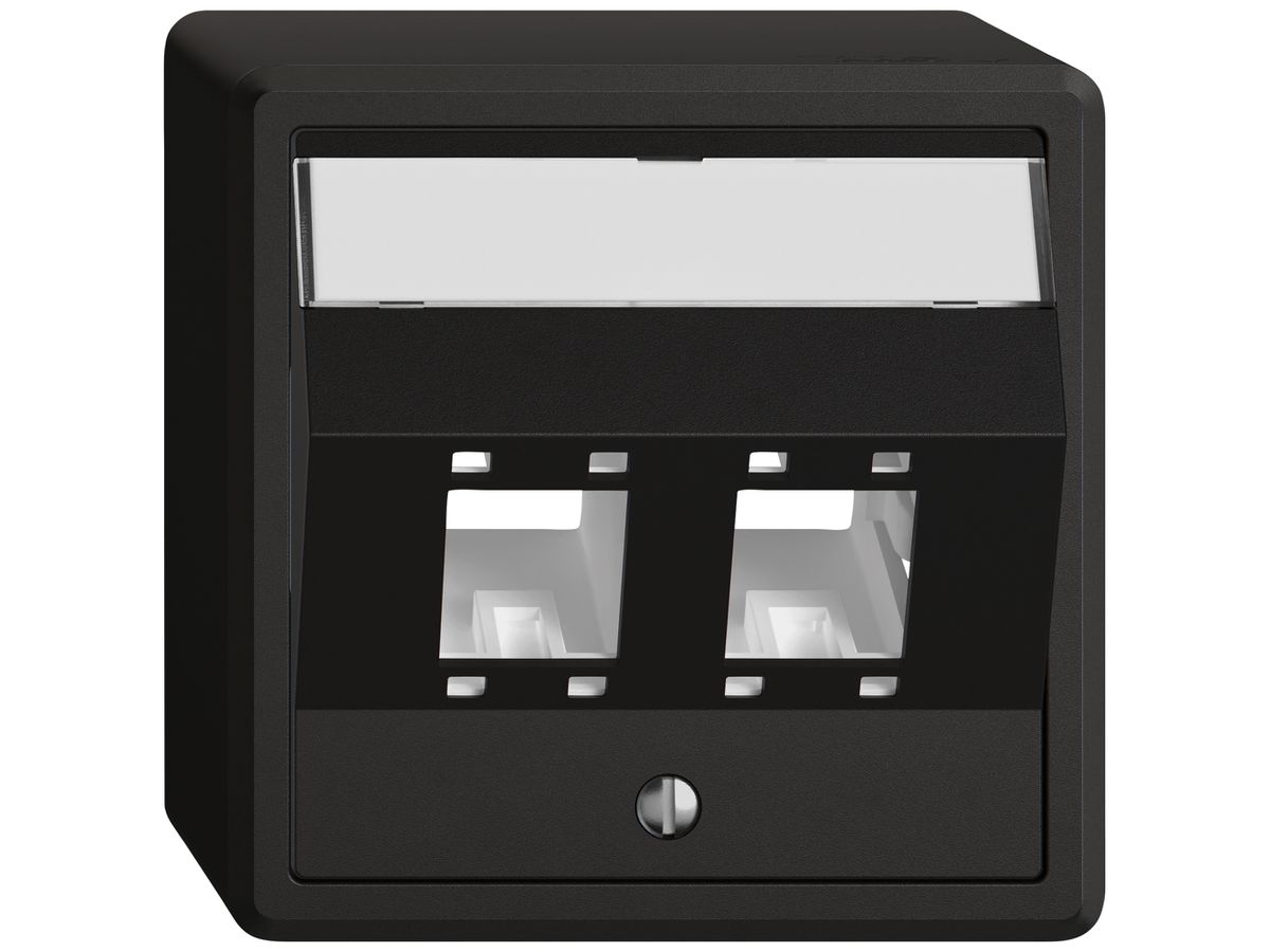AP-Montageset EDIZIO.liv SNAPFIX® für freenet Kat.5e/6 Adapter 2× sz