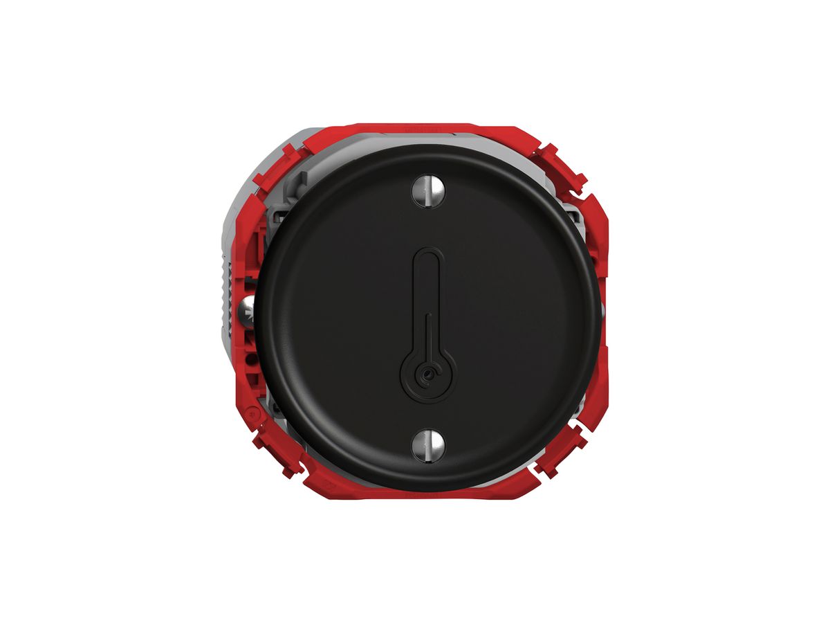 Raumtemperatursensor STANDARDdue Wiser SNAPFIX® K+ 230V Ø53mm sz