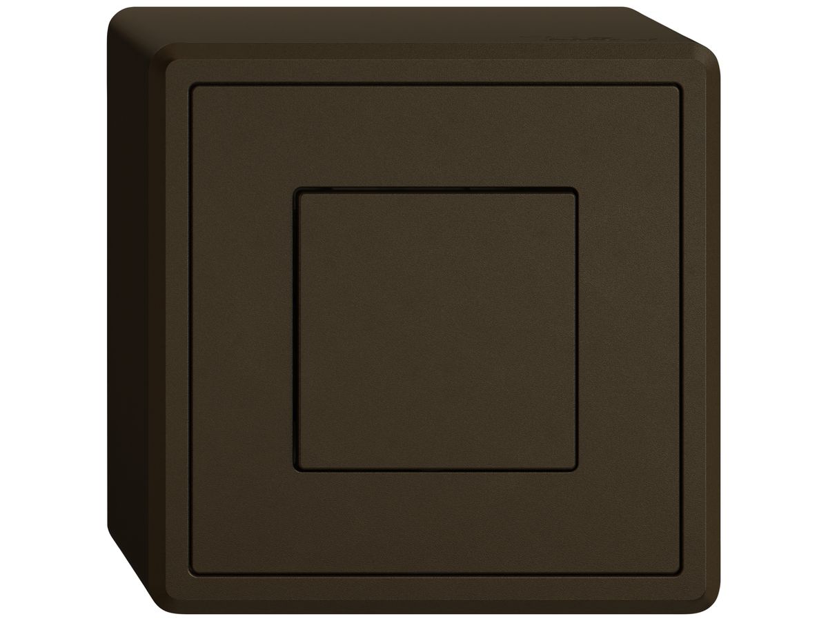 AP-Druckschalter EDIZIO.liv Wiser SNAPFIX® 1 Taste WLAN br