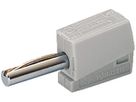 Bananenstecker 4mm WAGO grau
