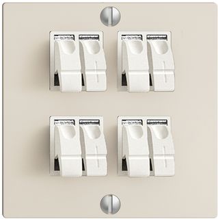 Audiodose EDIZIOdue F 4×crema ITplus Klemmanschl. für 4 LS