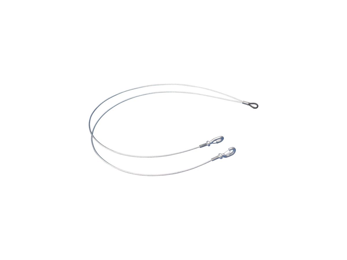 Aufhängung CADDY SPEED LINK, Y-Haken Erweiterung mit Schlaufe 2mm L=0.5m Y Stahl
